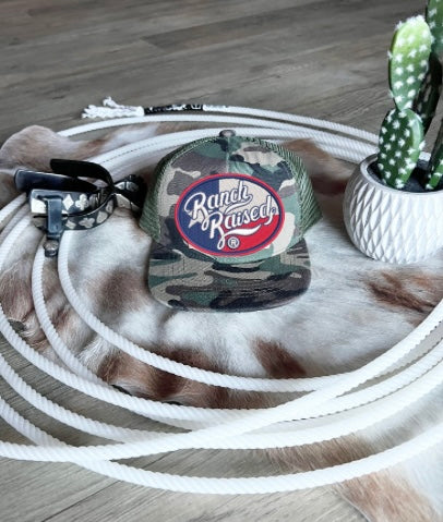 Ranch Raised Texas Oval Camo Kids
