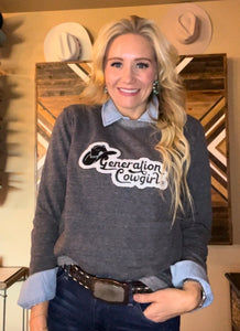 Generation Cowgirl® Crewneck-RRGCGC Poly/cotton blend