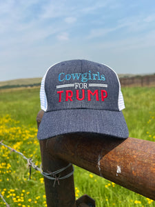 Cowgirls for TRUMP hat