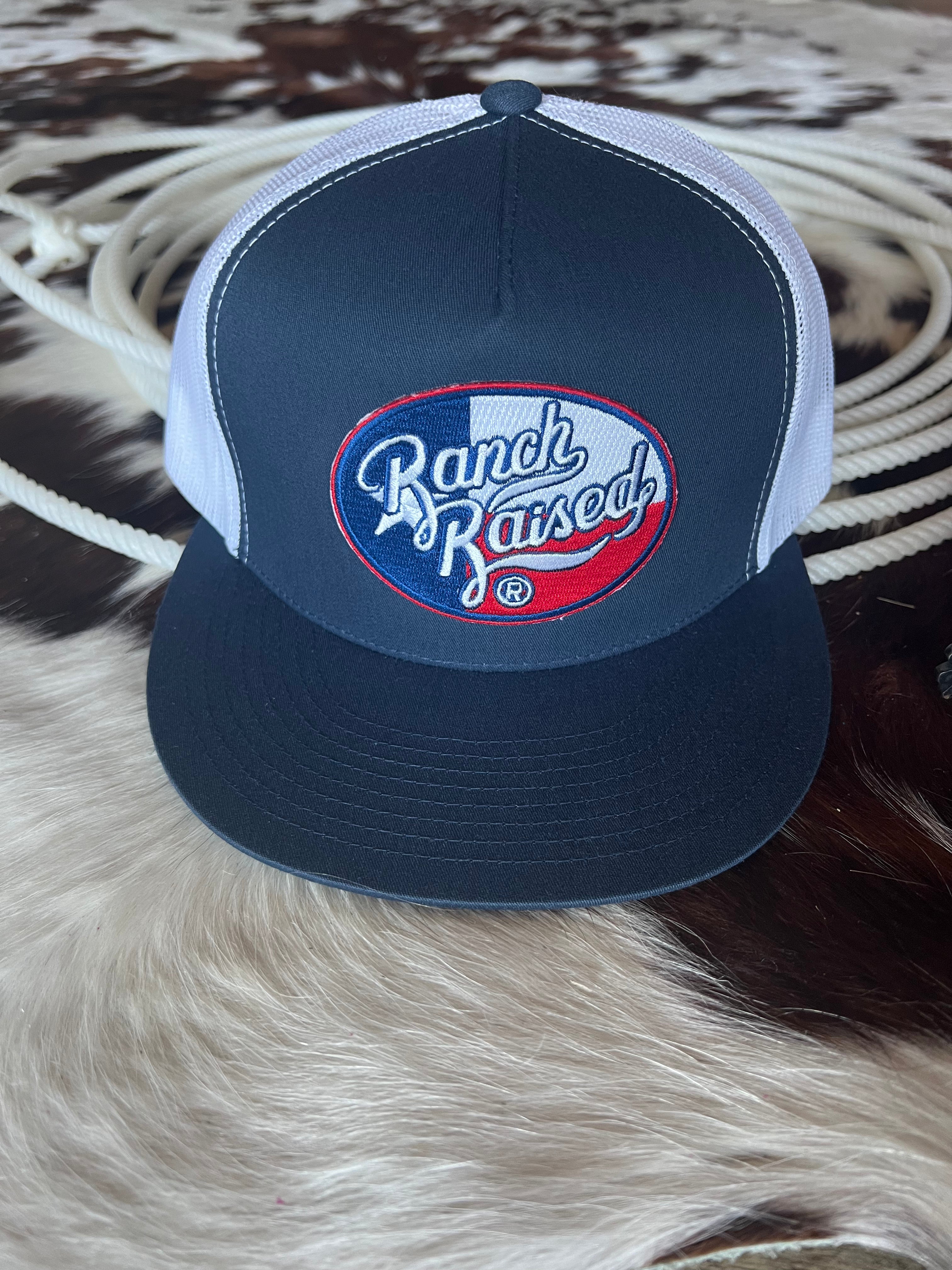 Ranch Raised Texas Oval Trucker-RRTXOT