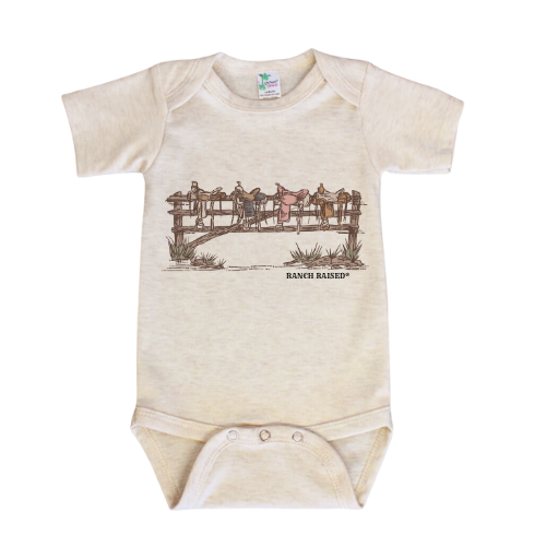 Four Saddles Onesie