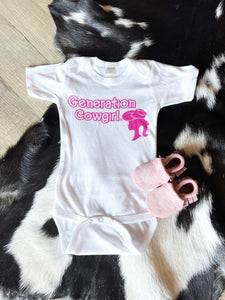 Generation Cowgirl Onesie-Barbie Vibes