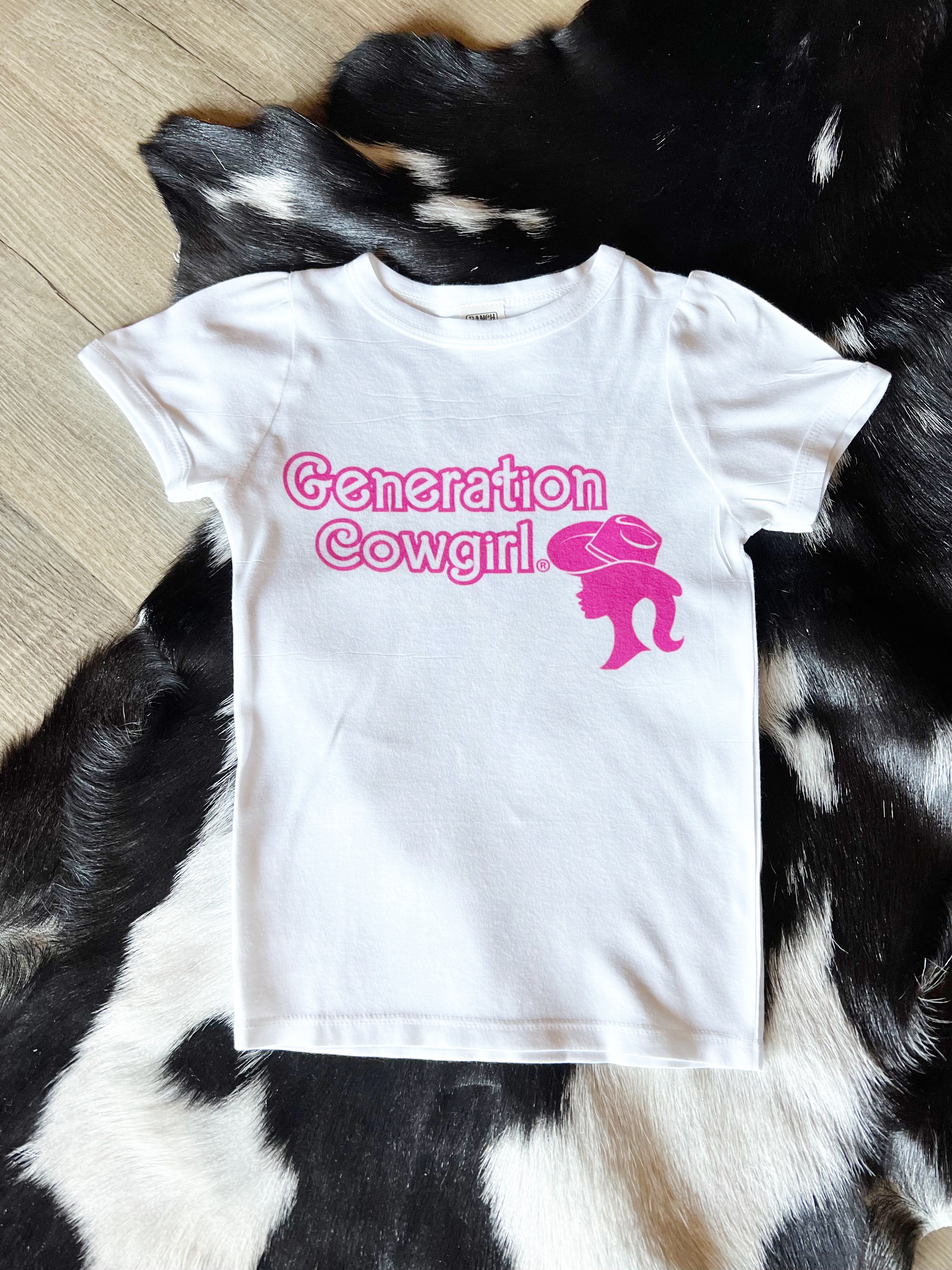 Generation Cowgirl Kids Tee-Barbie Vibes